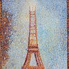 Smău George Robert Georges Seurat Eiffel Tour